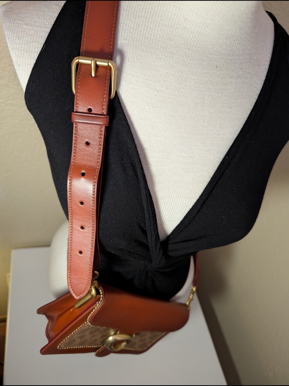 archival drip | Coach Tabby 26 | riveted + signature canvas crossbody purse - Picture 6 of 8